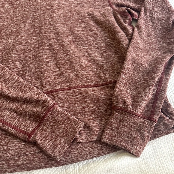 Lululemon Ready to Rulu Fleece Pullover - Heathered Savannah SZ 4 - Picture 4 of 6
